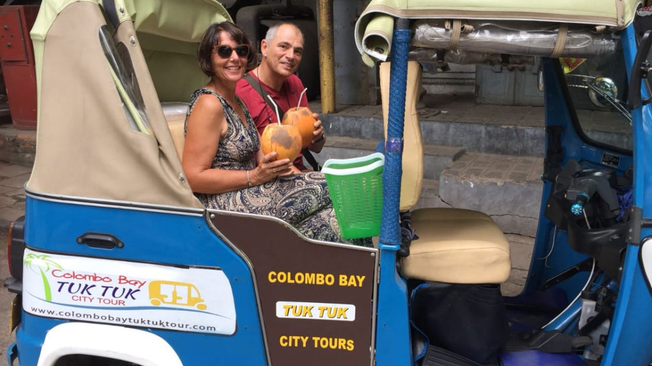 Tuk Tuk Tuk Safari in Colombo vanuit de zeehaven van Colombo