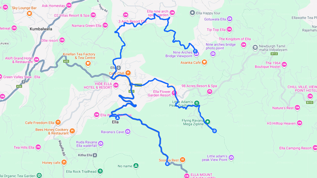 Wandeltocht naar Ella Drie iconen van Ella