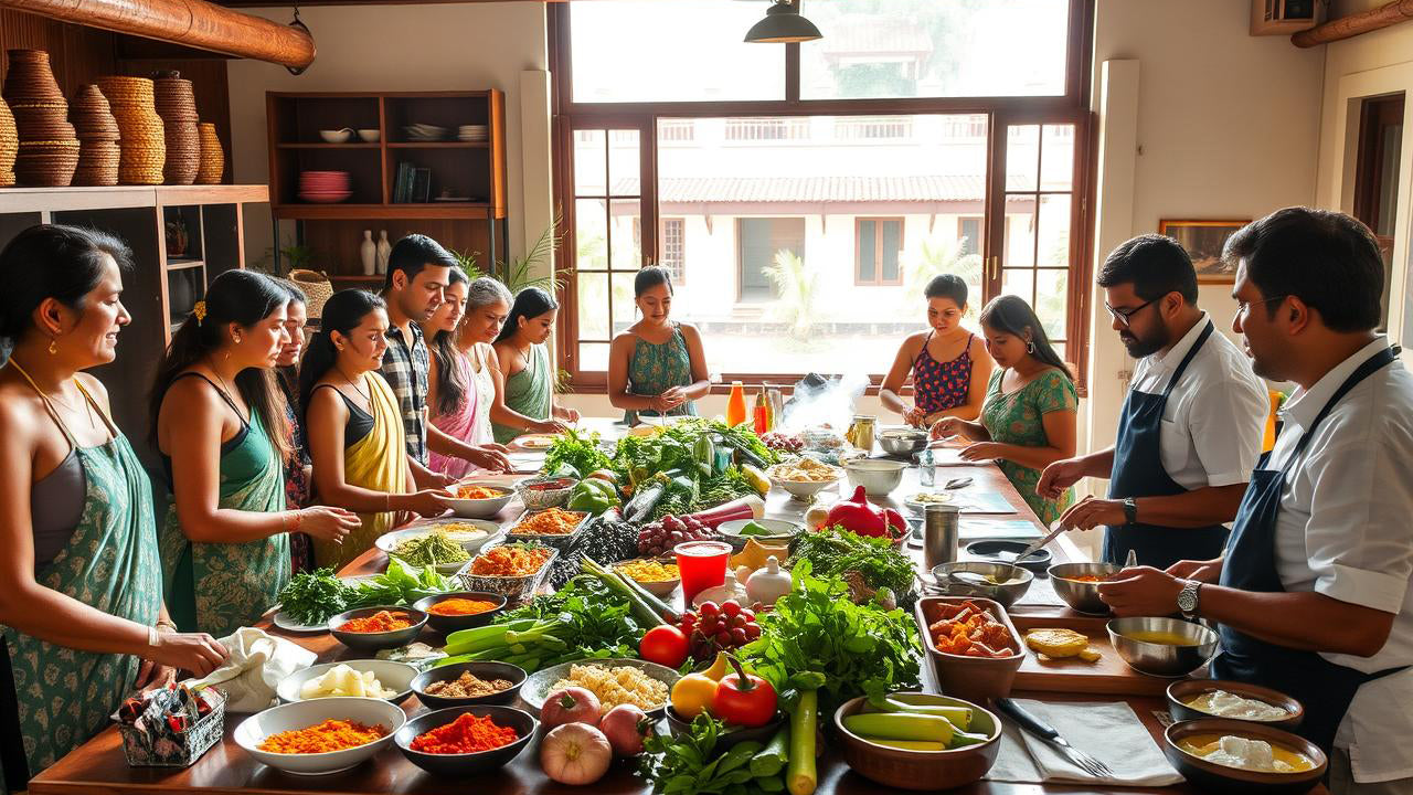 Marktbezoek en Sri Lankaanse kookcursus vanuit Unawatuna