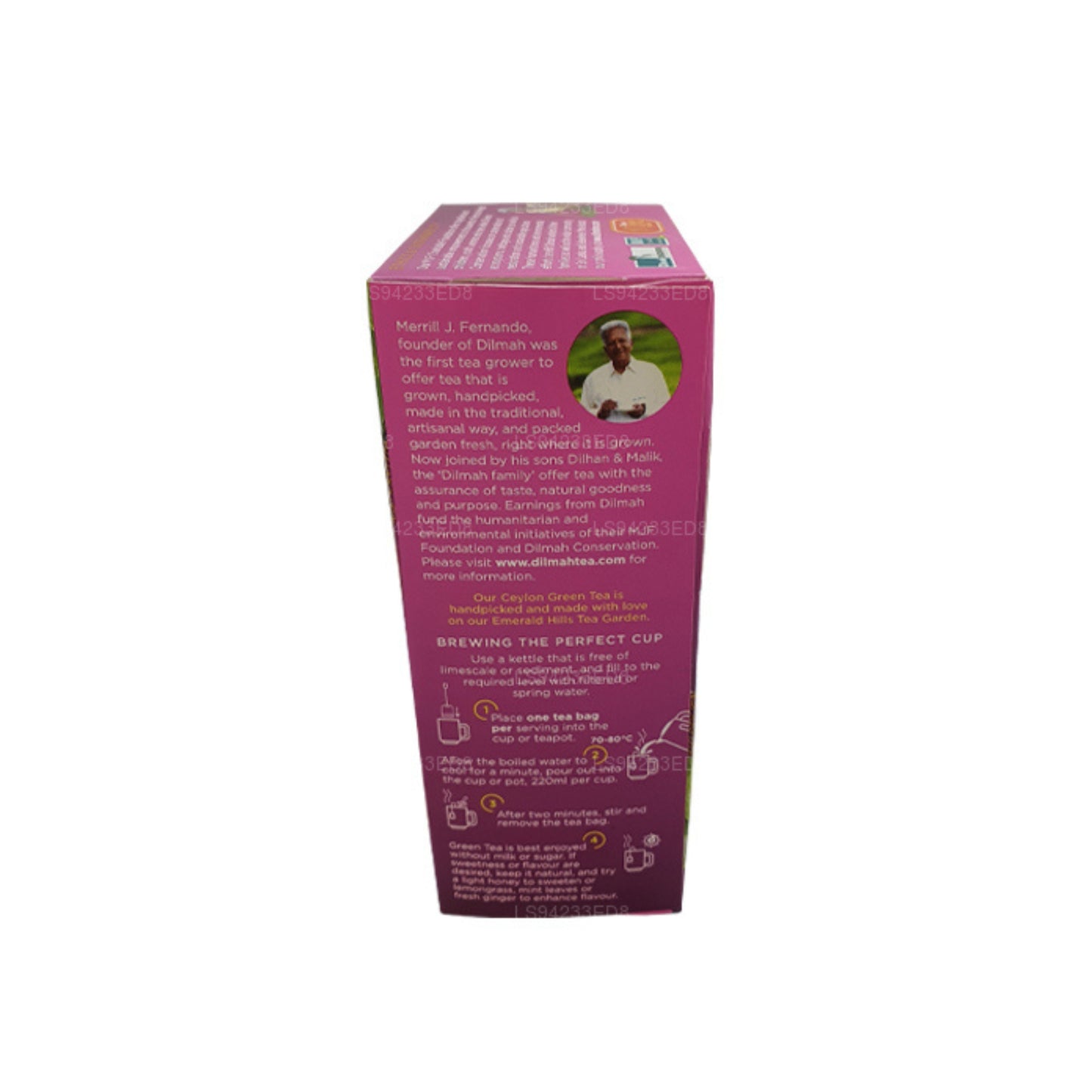 Dilmah Ceylon groene thee met jasmijn (40 g) 20 theezakjes