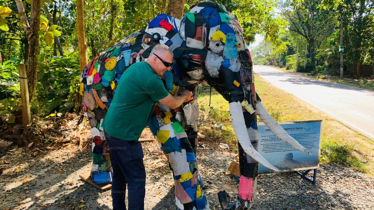 Praktische workshops kokosnootschalen en bamboe maken in Sigiriya