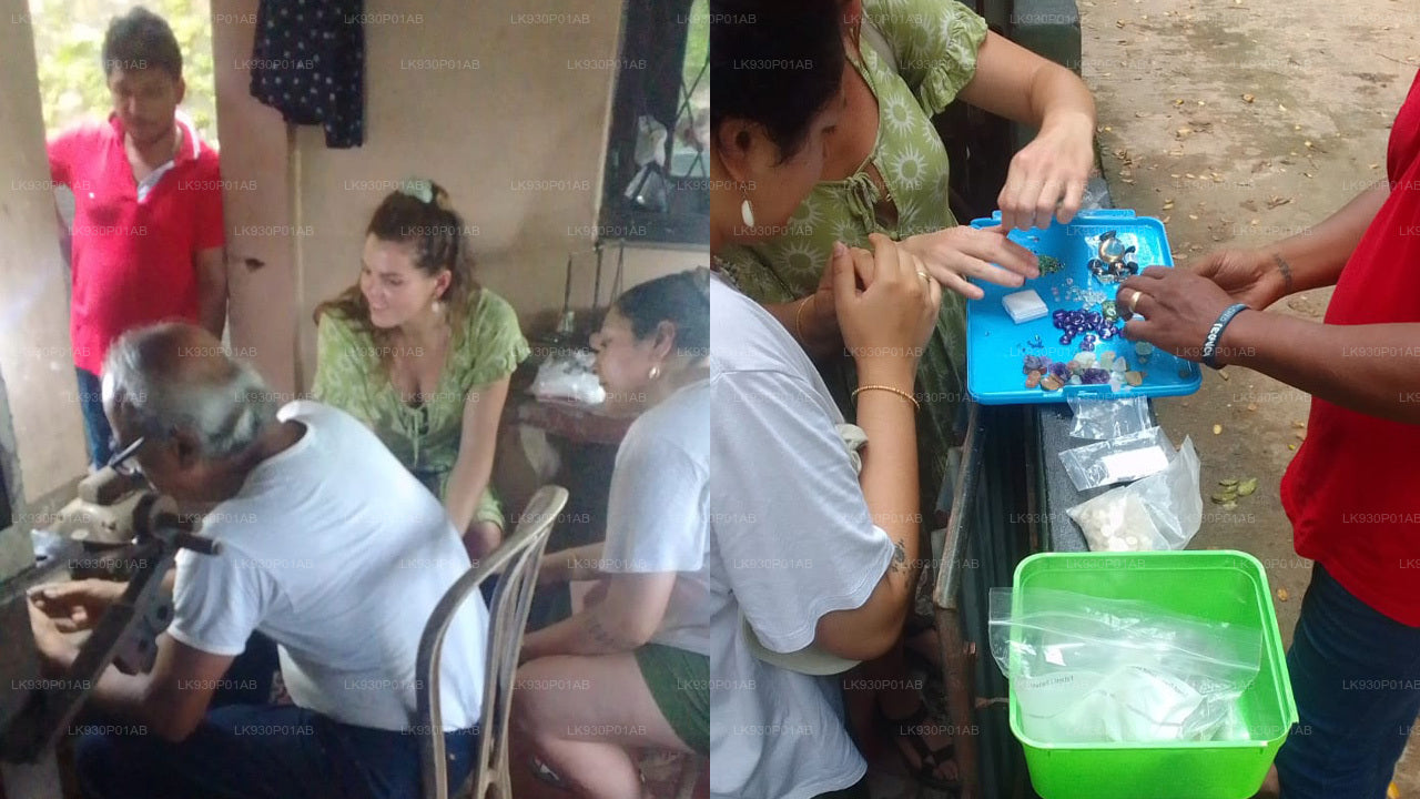 Edelstenen- en sieradenworkshop van Weligama