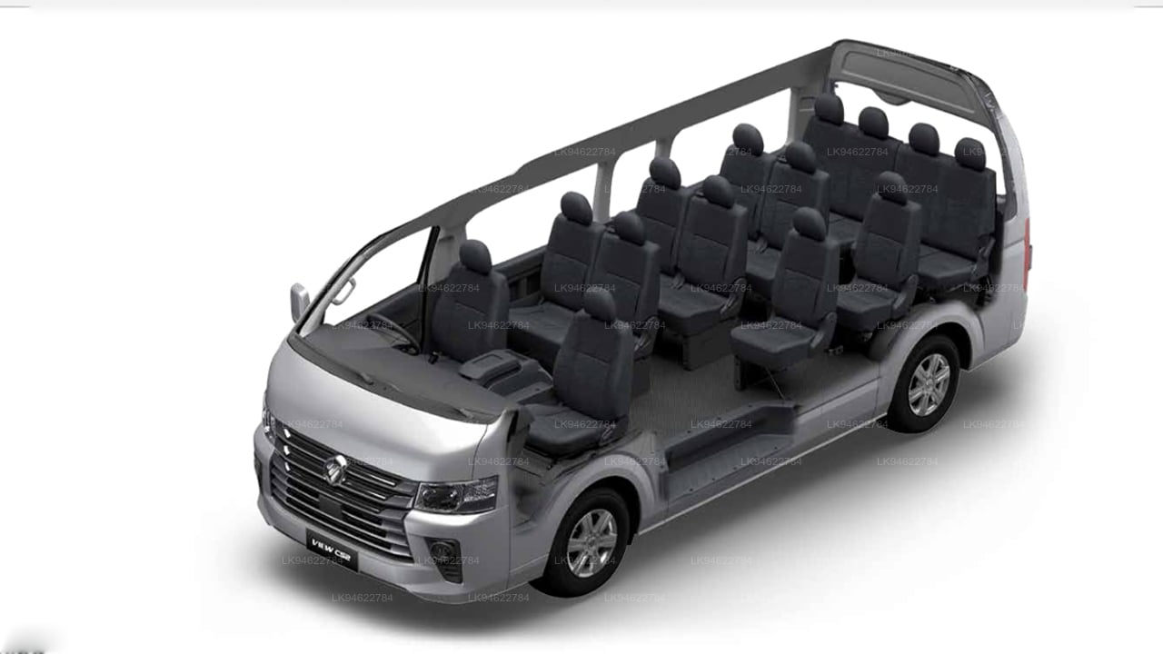 Verhuur van bestelwagens met chauffeur (groot)