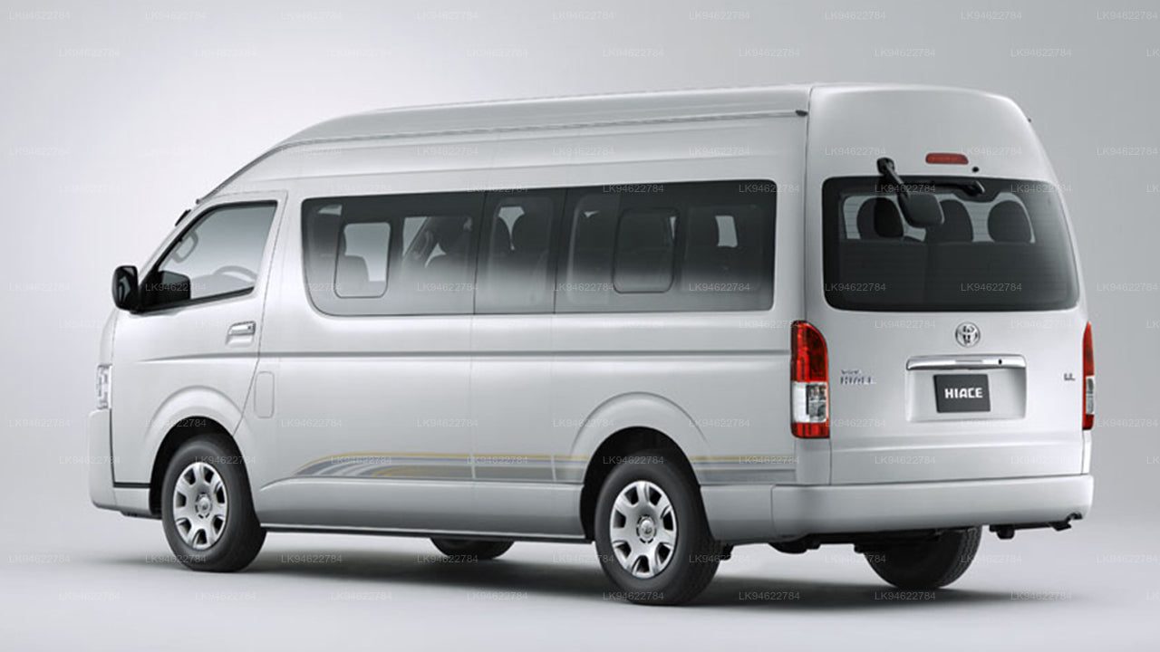 Verhuur van bestelwagens met chauffeur (groot)