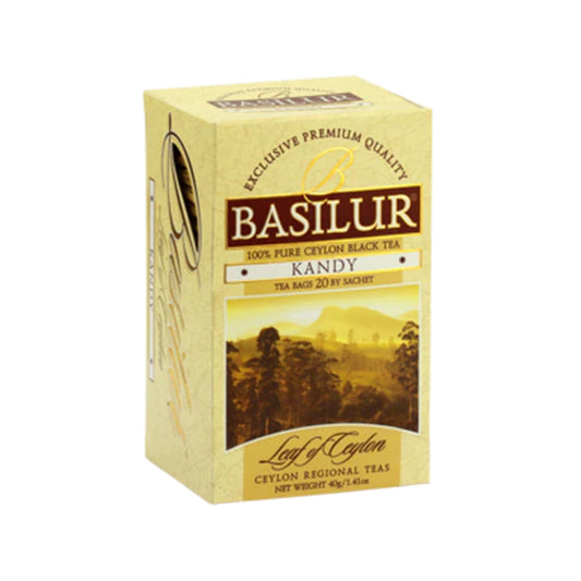 Basilur Leaf of Ceylon "Kandy" (40g) 20 Enveloped Tea Bags