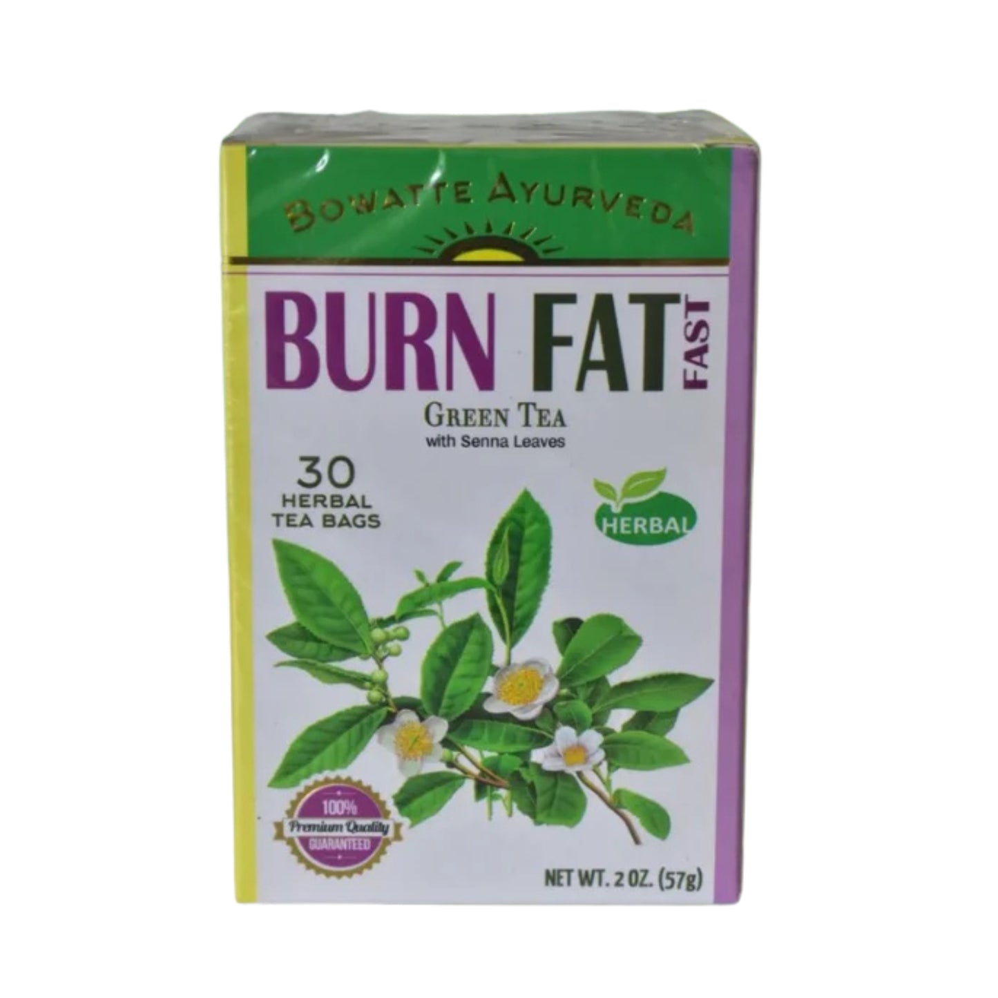 Bowatte Burn Fat Fast Green Tea (57g)