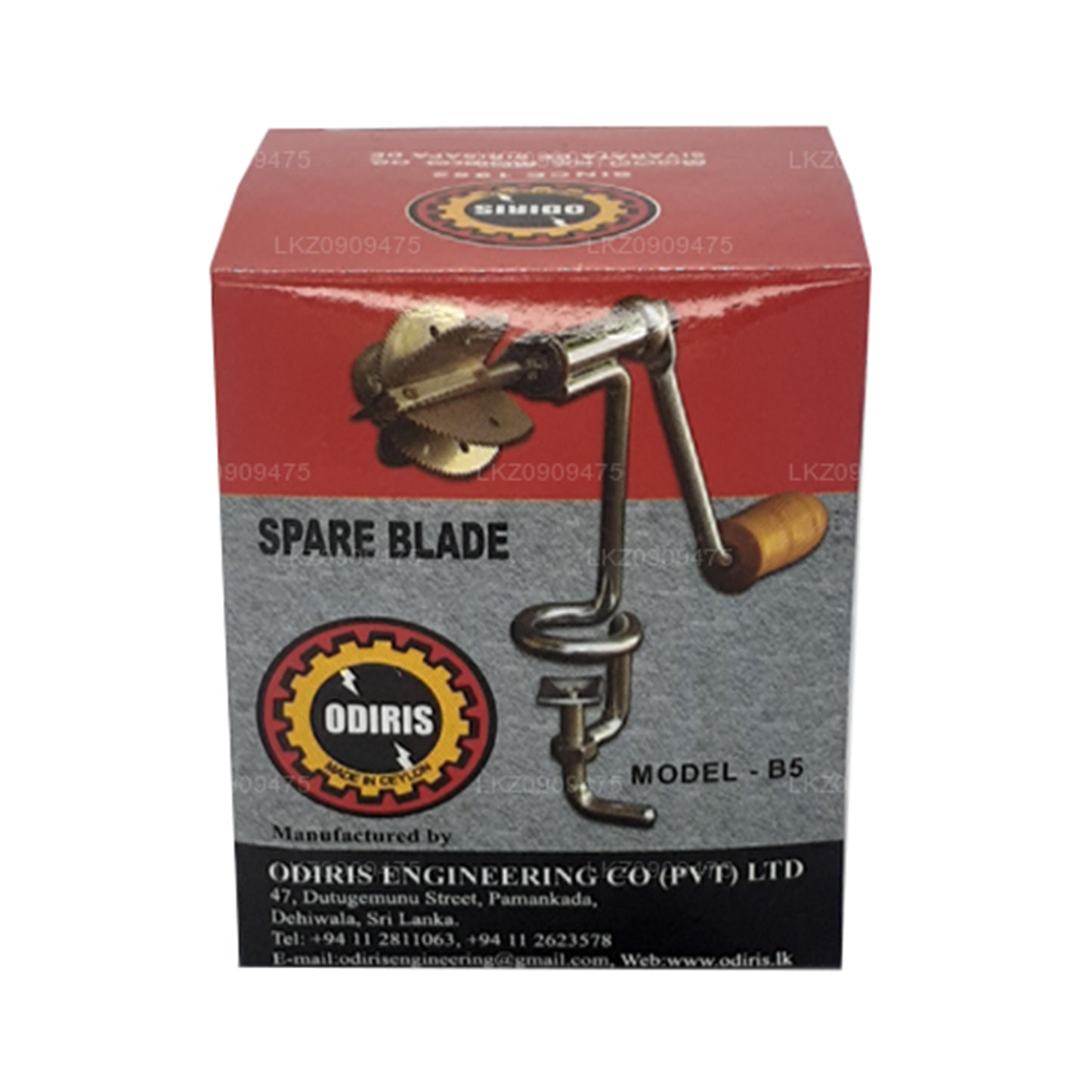 Vervangend mes voor de Odiris Kokosnootschraper