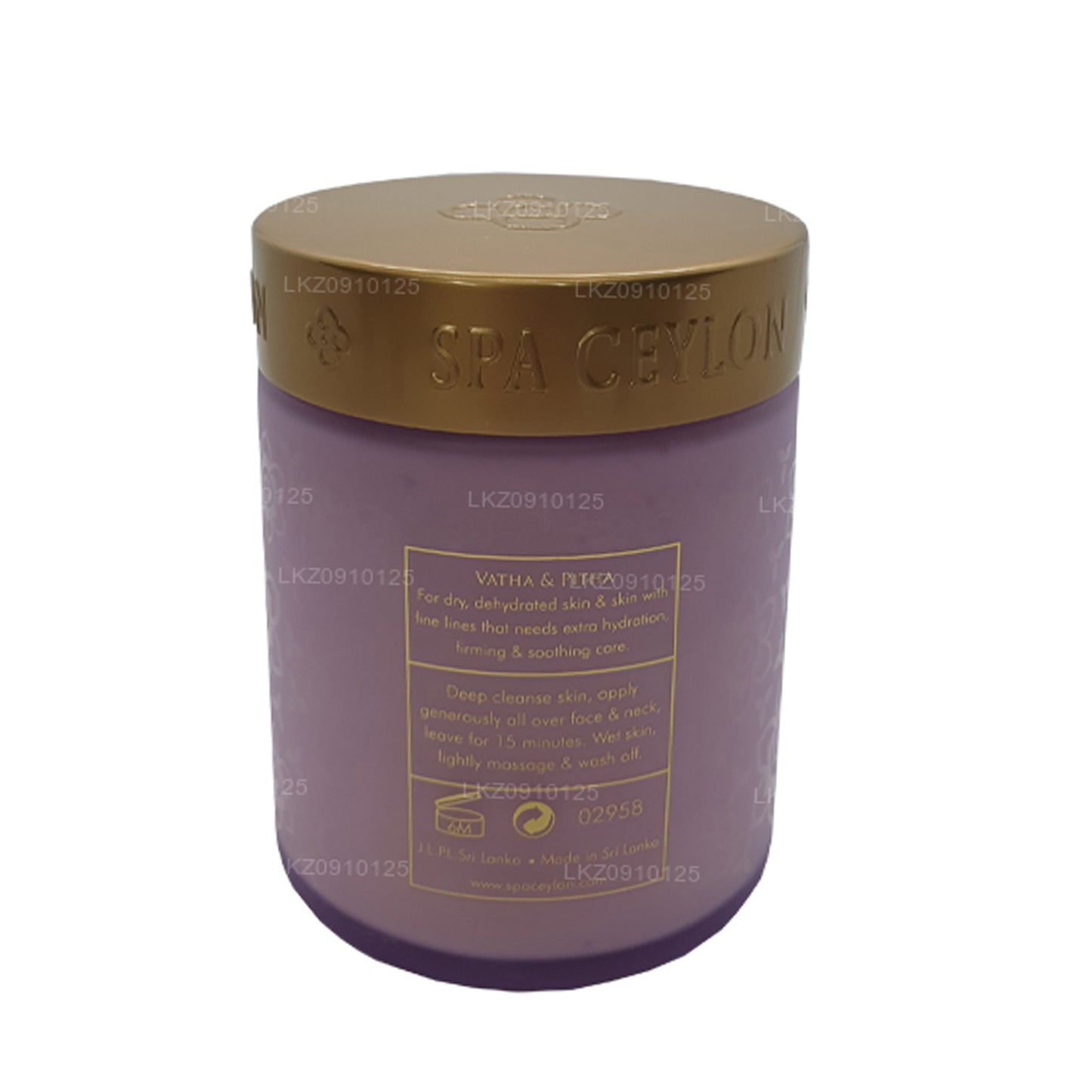 Spa Ceylon Skin Sleep gezichtsmasker met tamarindezaad en vollere crème (200 g)