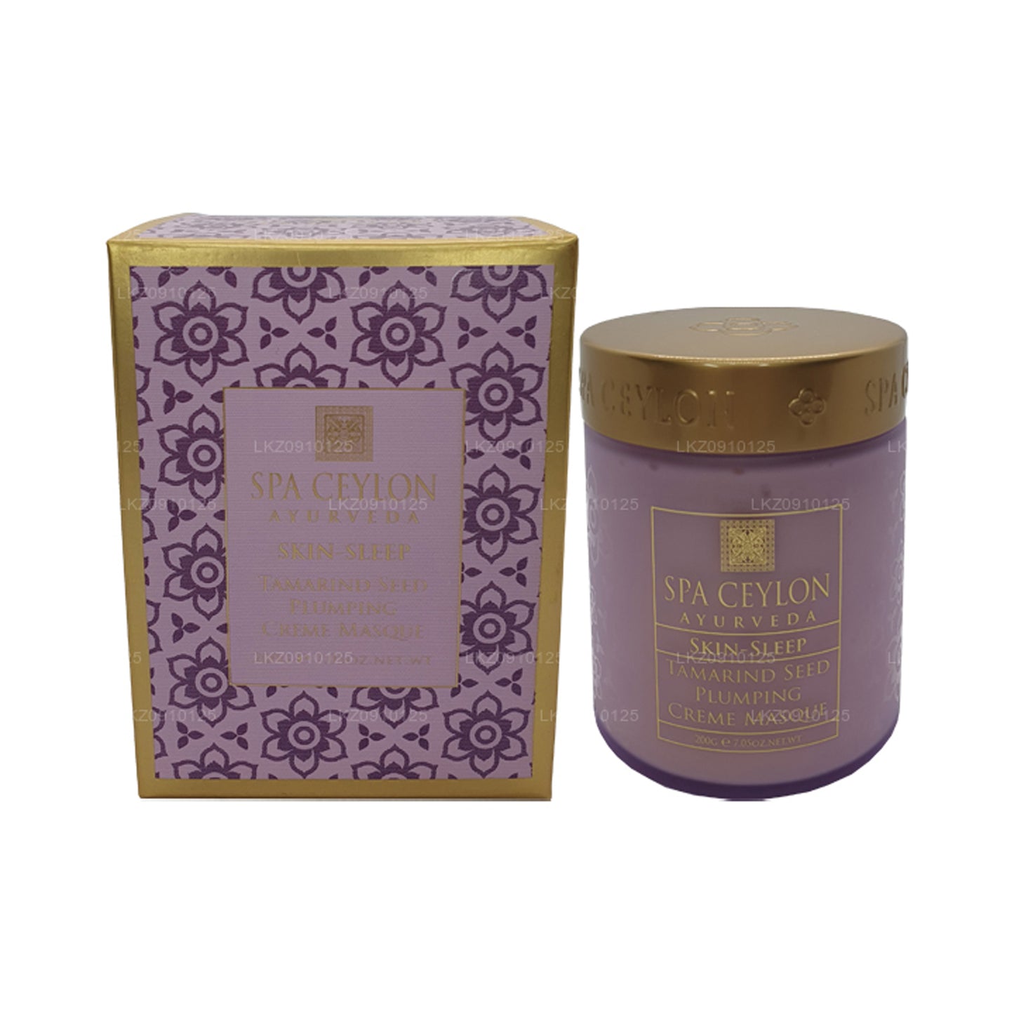 Spa Ceylon Skin Sleep gezichtsmasker met tamarindezaad en vollere crème (200 g)