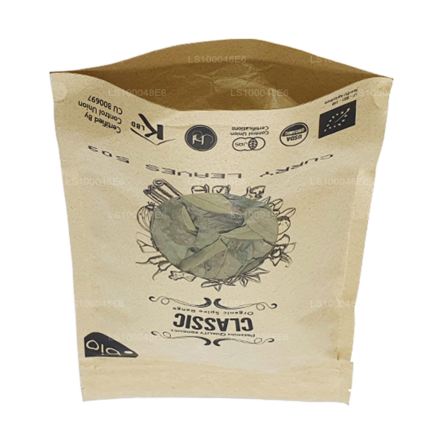 Lakpura biologische kerrieblaadjes gedroogd