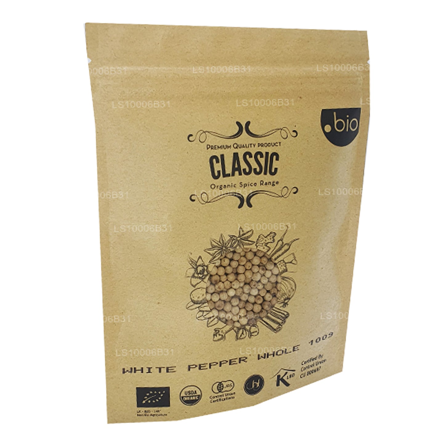 Lakpura biologische witte paprika in hele vorm