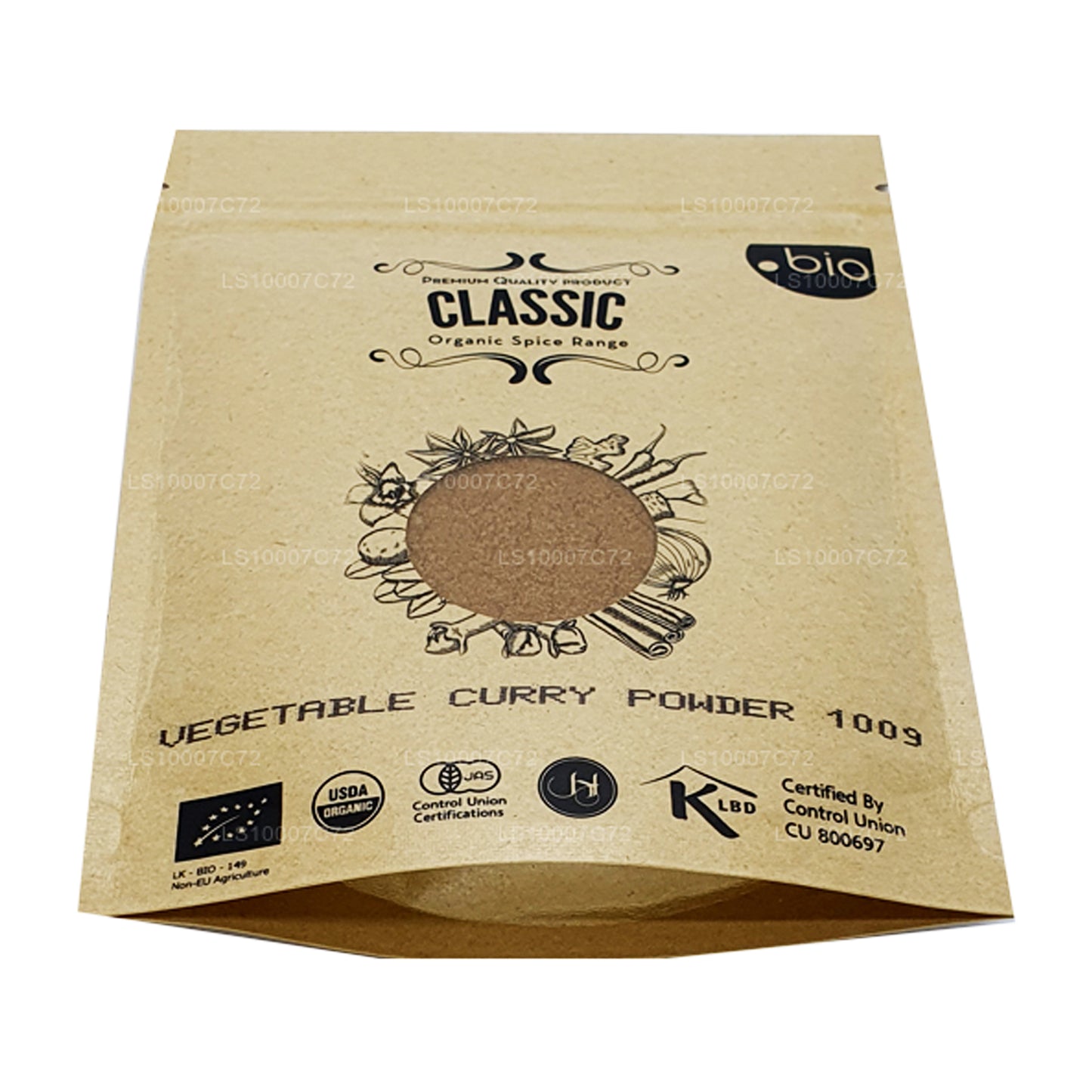 Lakpura biologische plantaardige kerriepoeder