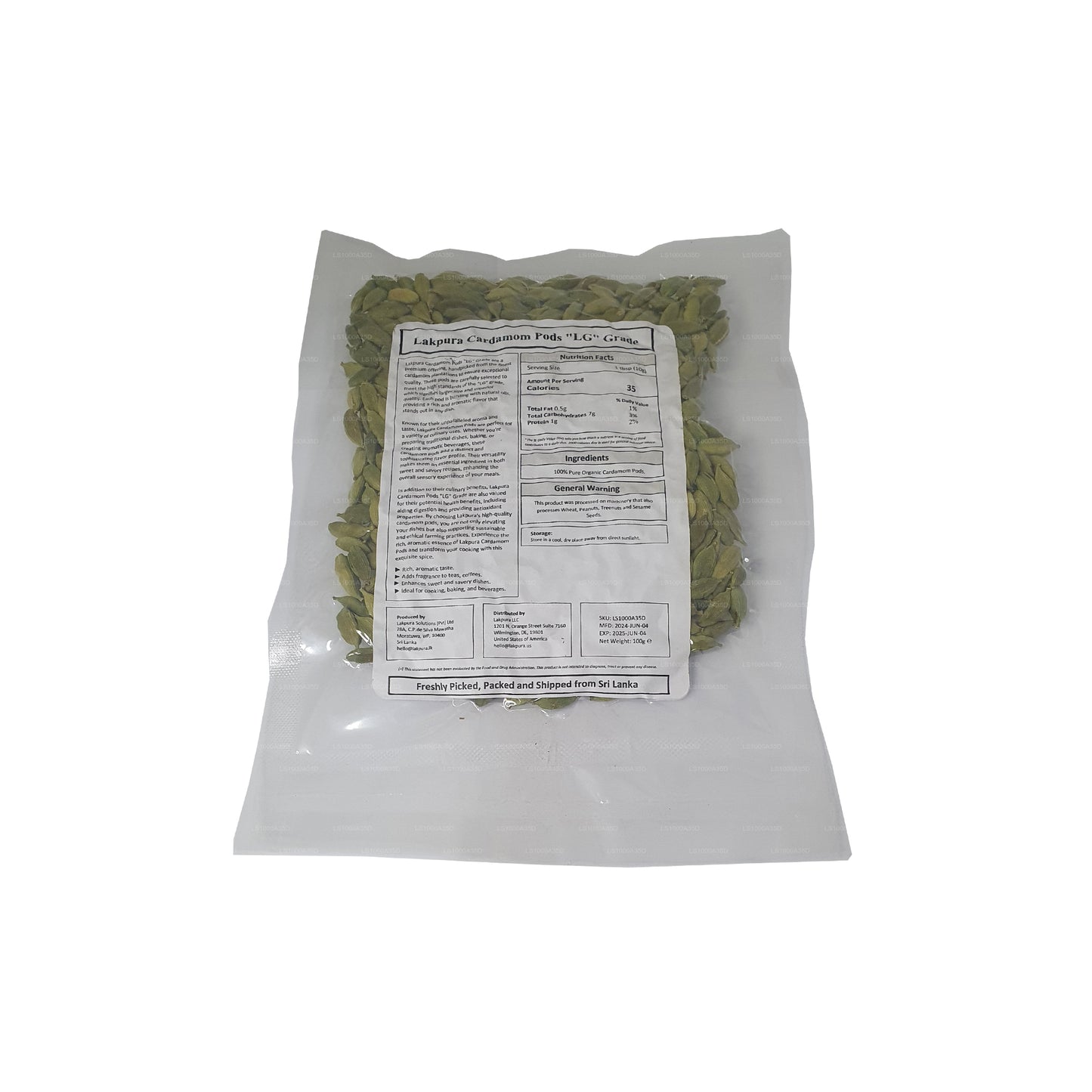 Lakpura kardemompeulen (100 g)