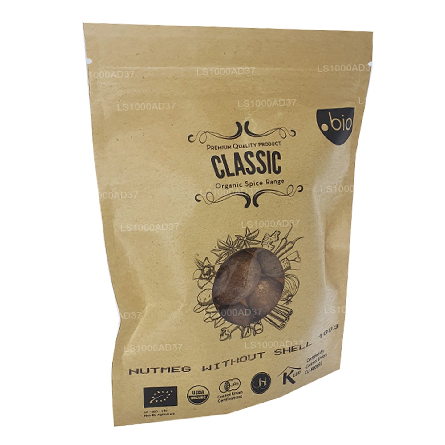 Lakpura biologische nootmuskaat zonder dop