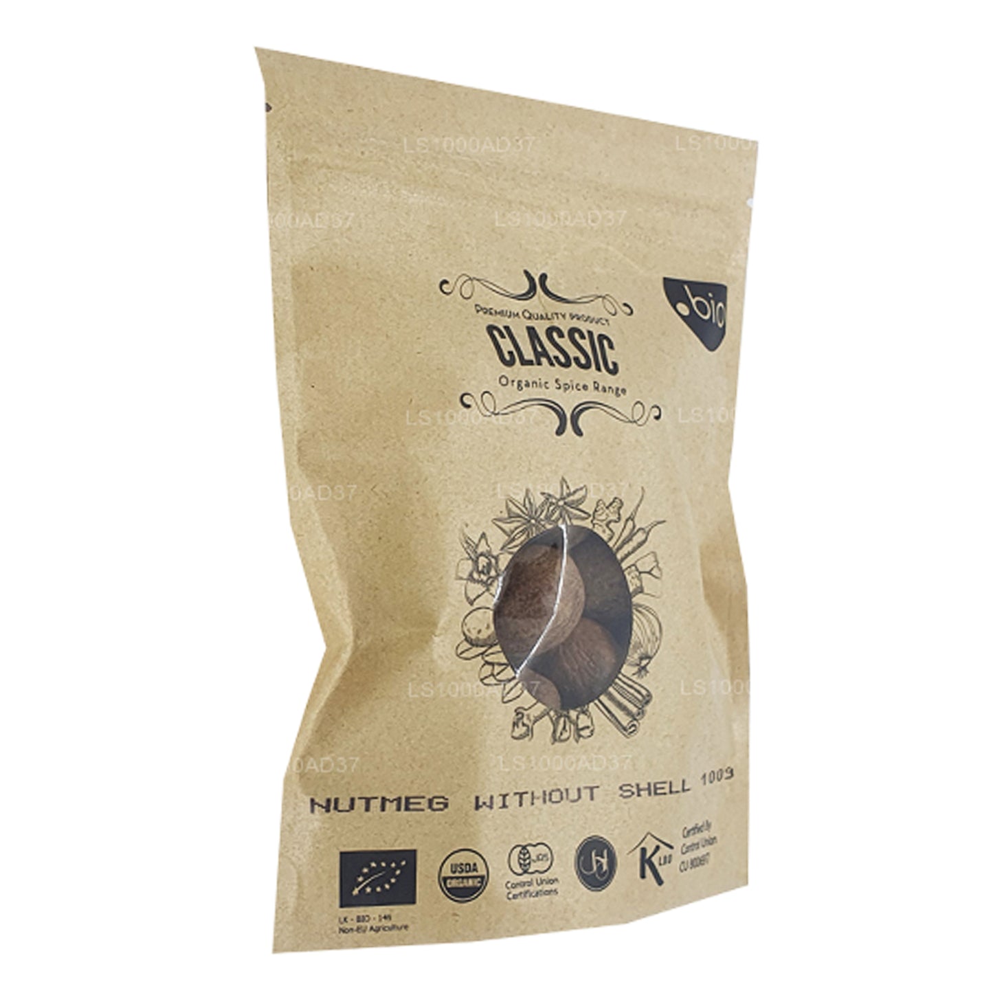 Lakpura biologische nootmuskaat zonder dop