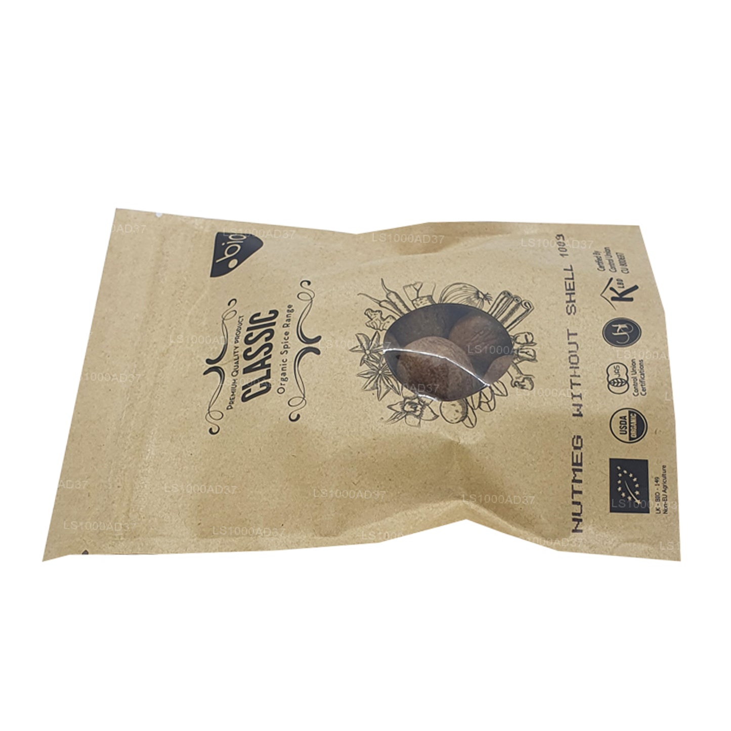 Lakpura biologische nootmuskaat zonder dop