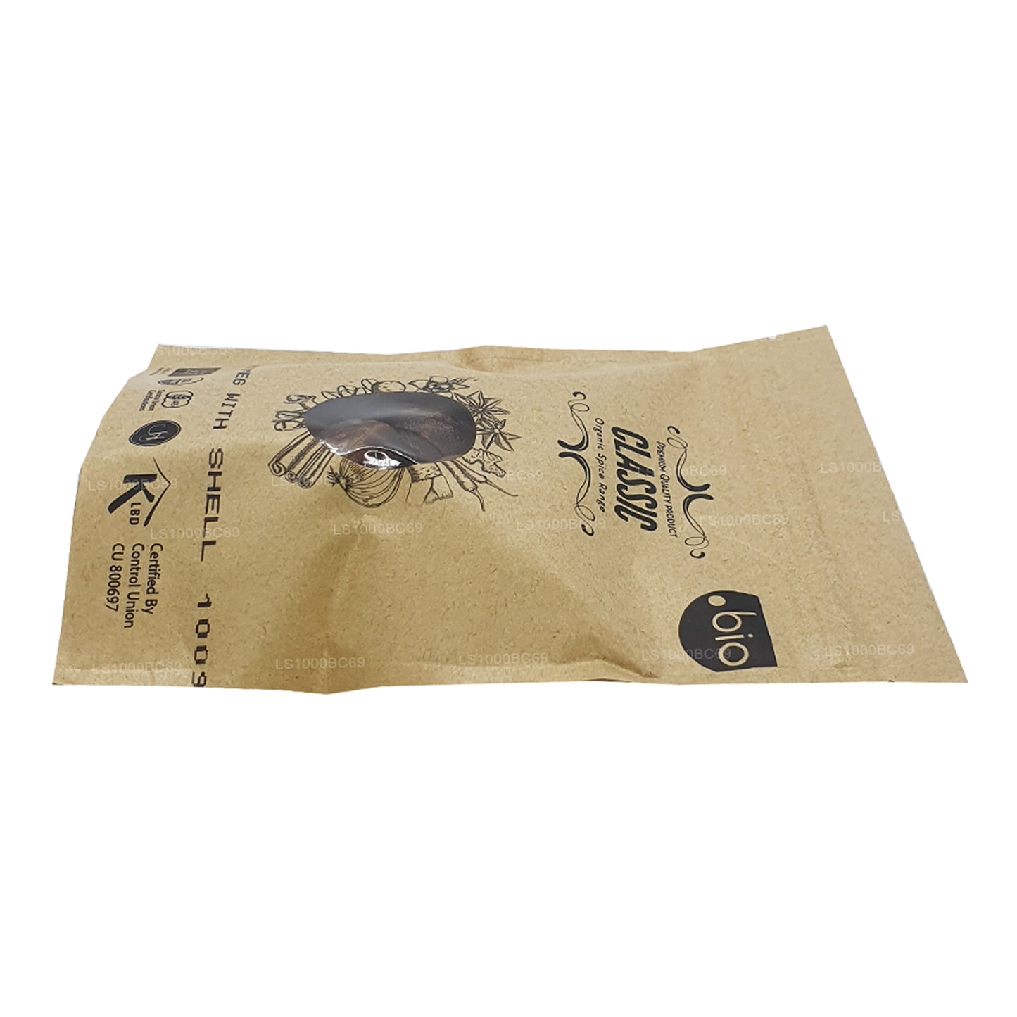 Lakpura biologische nootmuskaat met schelp