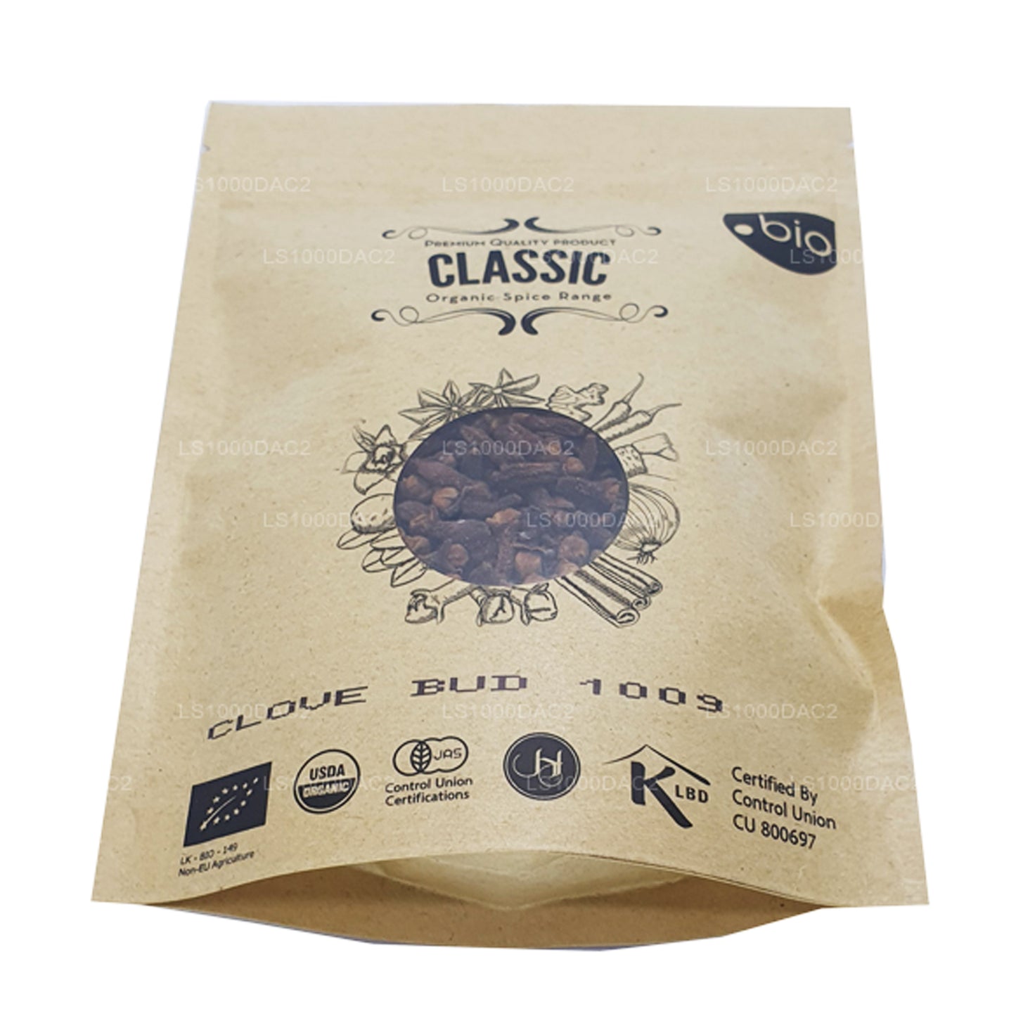 Lakpura biologische kruidnagel in zijn geheel