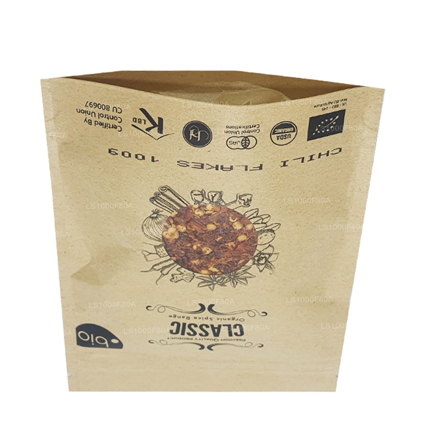 Lakpura biologische chilivlokken