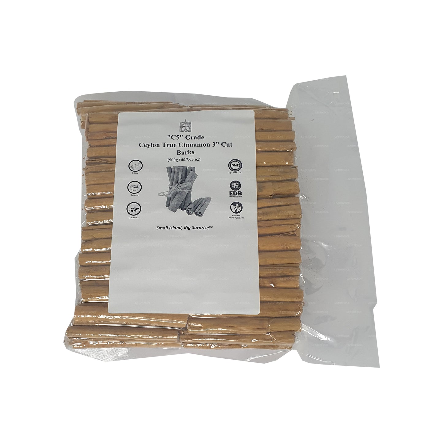 Lakpura „C5" Grade Ceylon True Cinnamon Barks Pack
