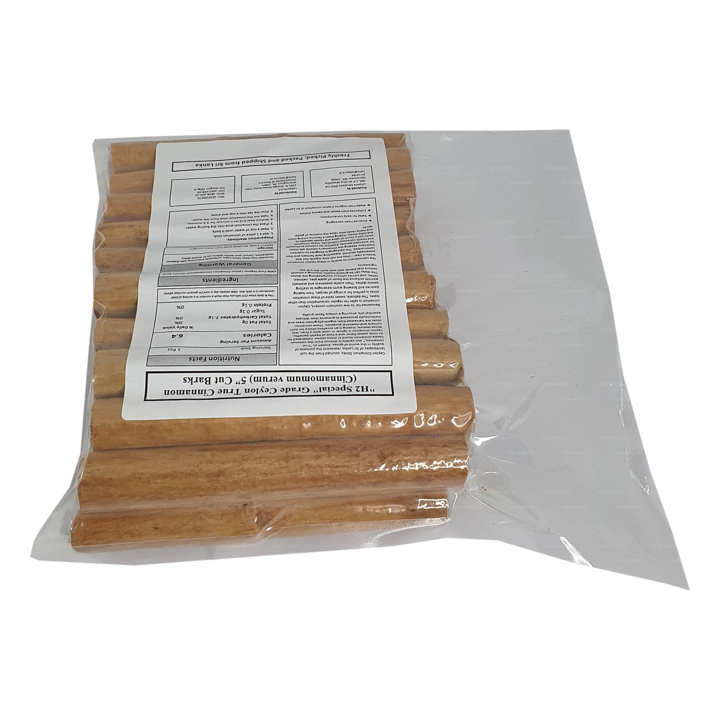 Lakpura „H2 Special” Grade Ceylon True Cinnamon Barks Pack