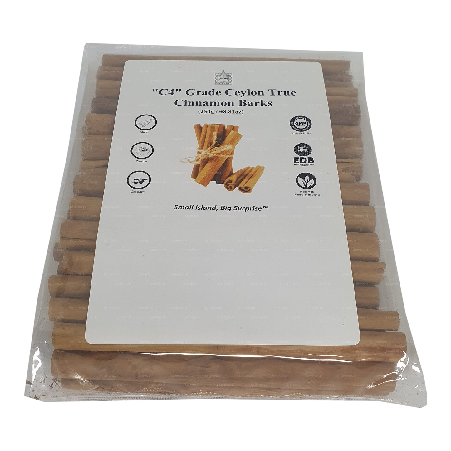 Lakpura „C4" Grade Ceylon True Cinnamon Barks Pack