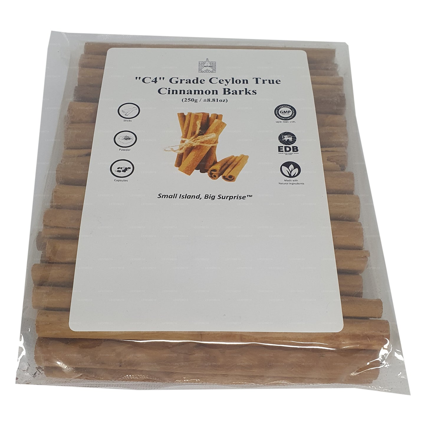 Lakpura „C4" Grade Ceylon True Cinnamon Barks Pack