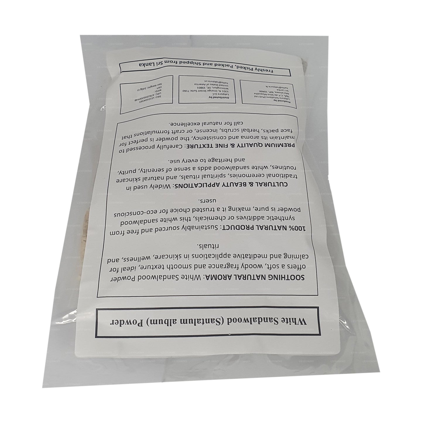 Lakpura wit sandelhoutpoeder (100 g)