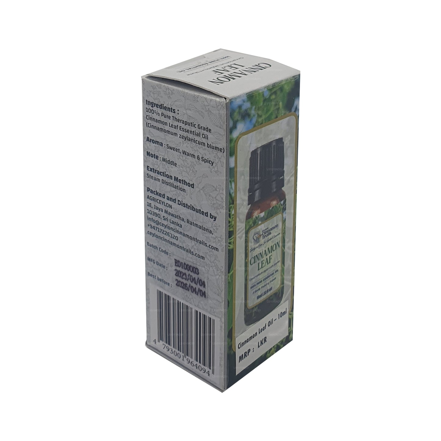 Ceylon Cinnamon Trails Cinnamon Leaf Essentials-olie (10 ml)