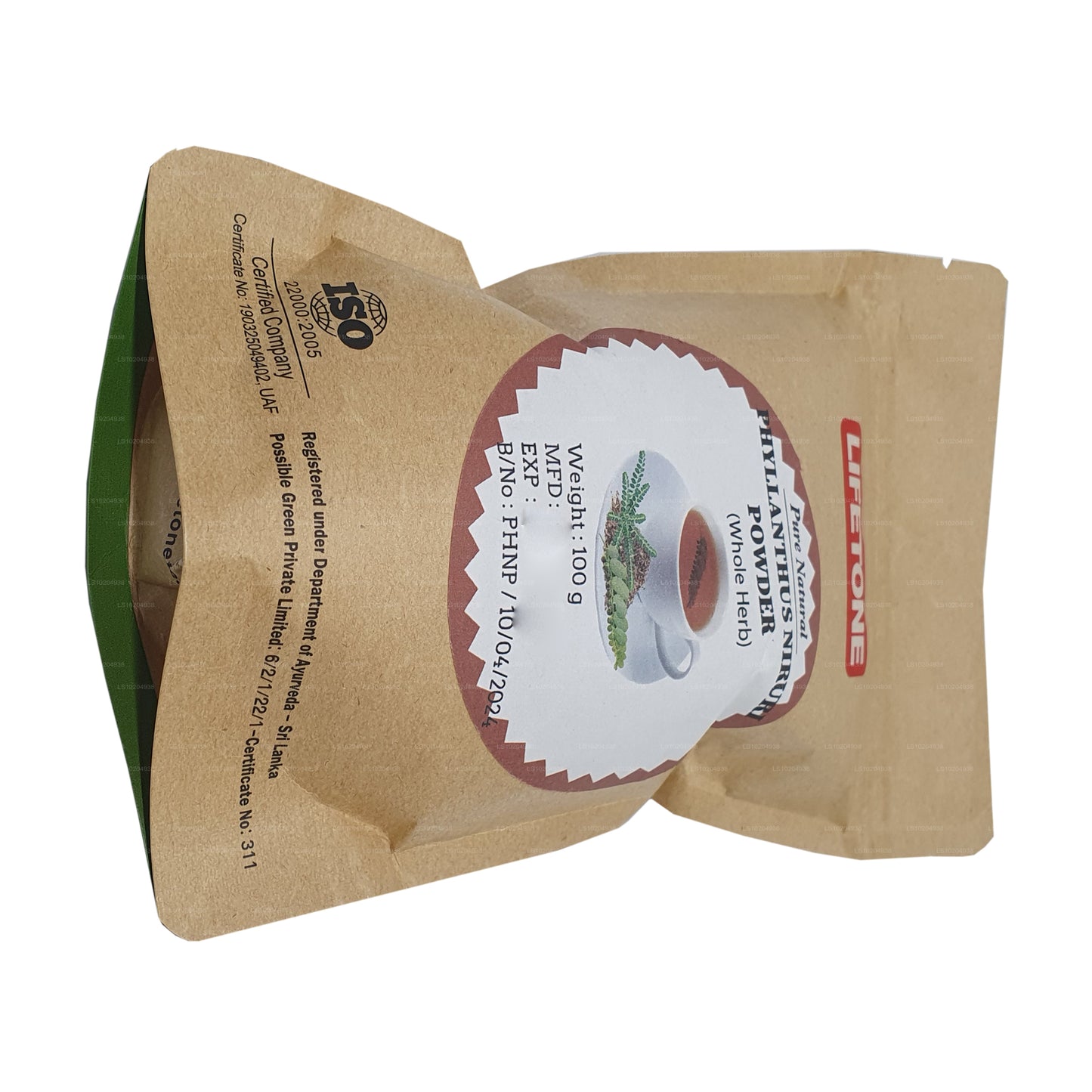 Lifetone Phylanthus Niruri-poeder (100 g)