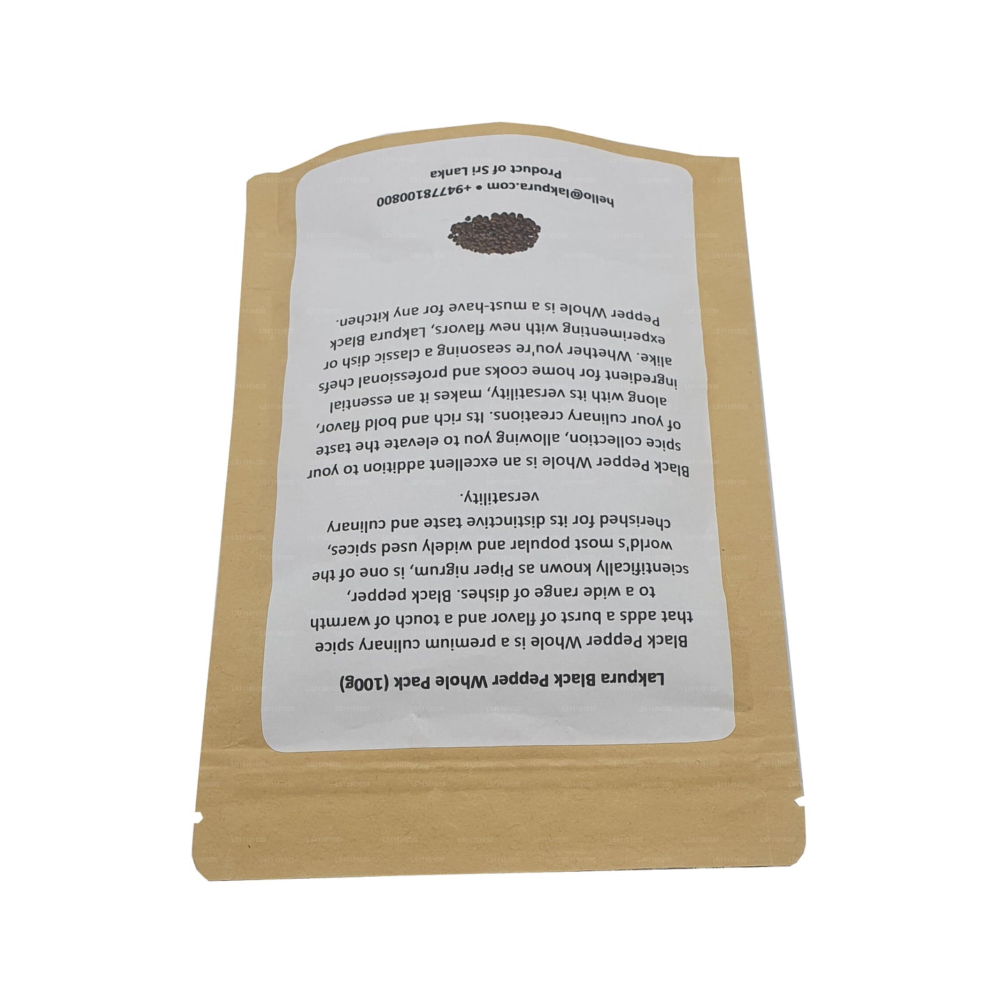 Lakpura zwarte peper, hele verpakking