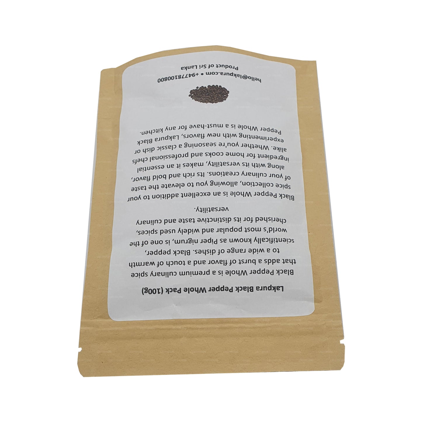 Lakpura zwarte peper, hele verpakking