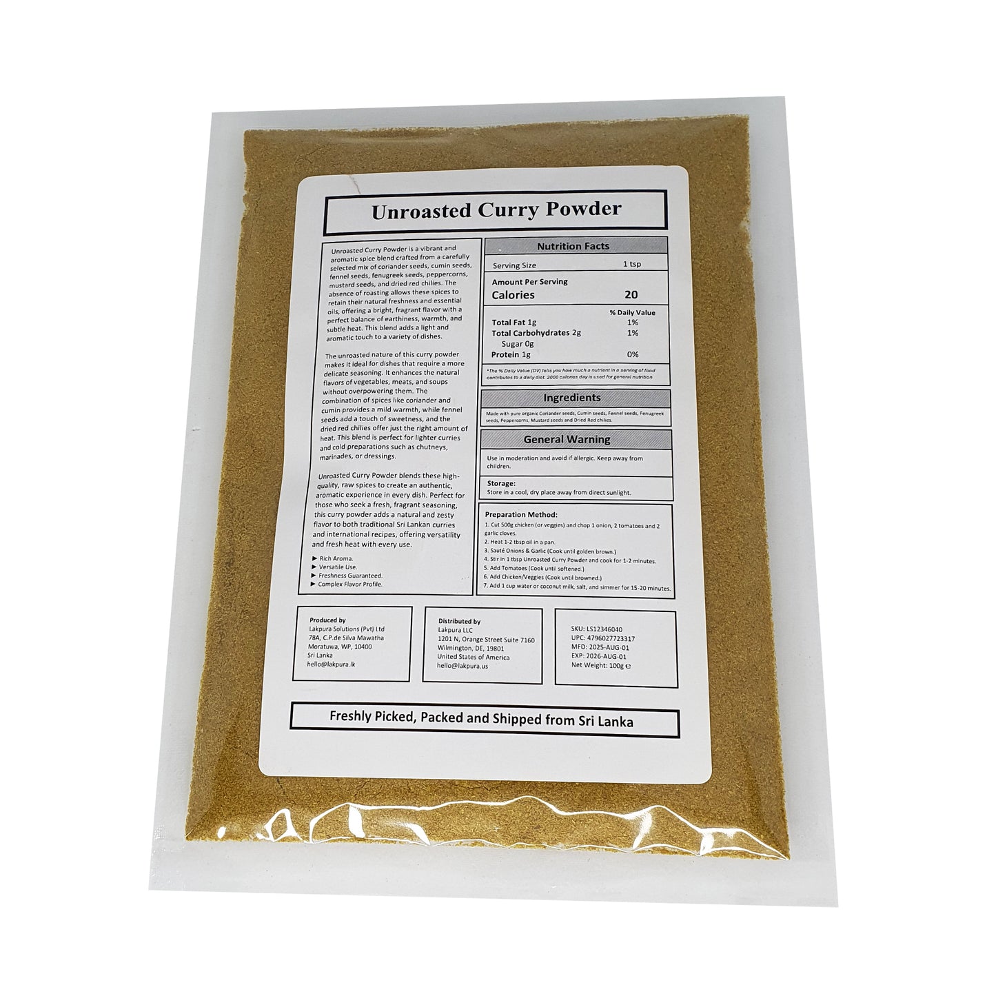 Lakpura® kerriepoeder (Thuna Paha)