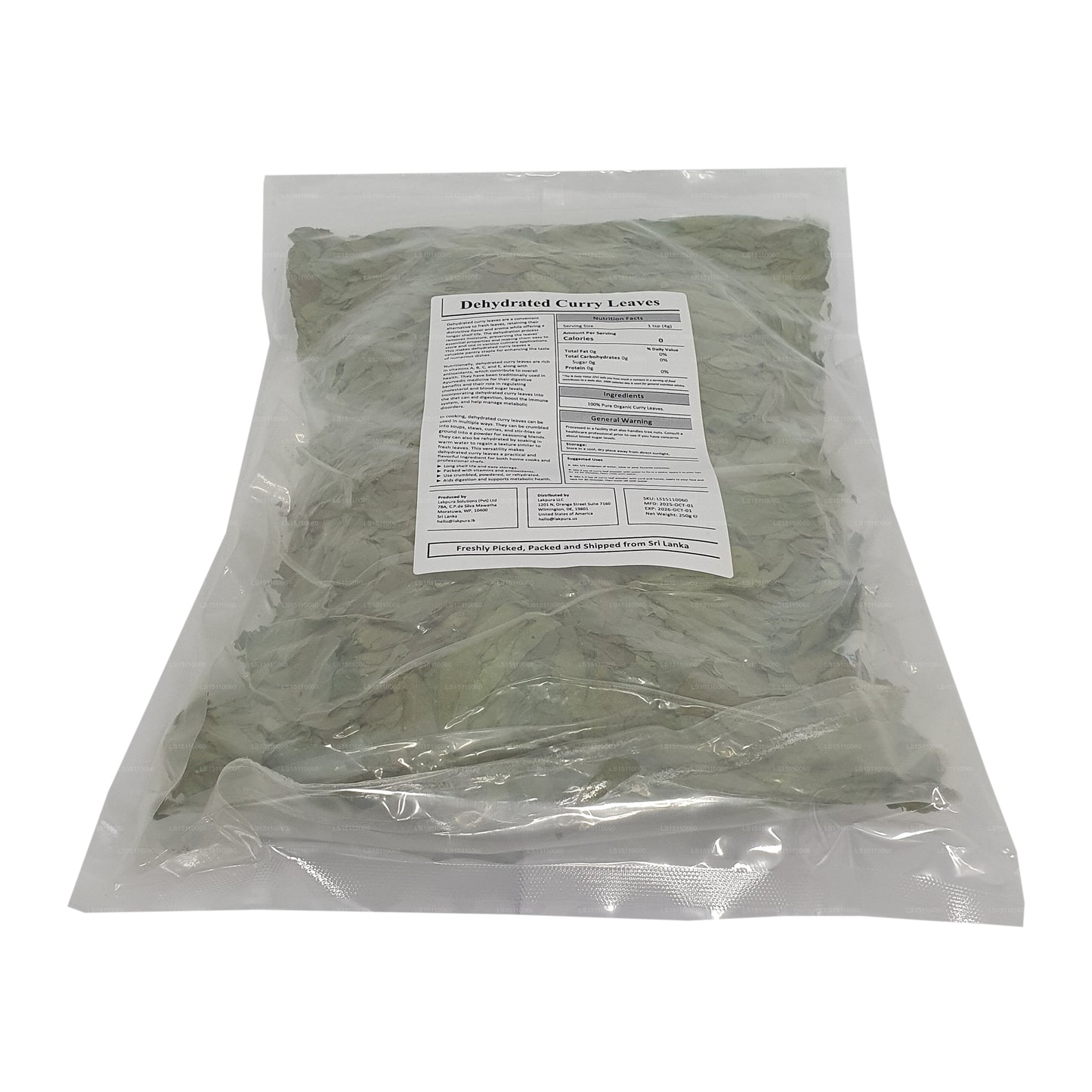 Lakpura® Gedroogde Curryblaadjes