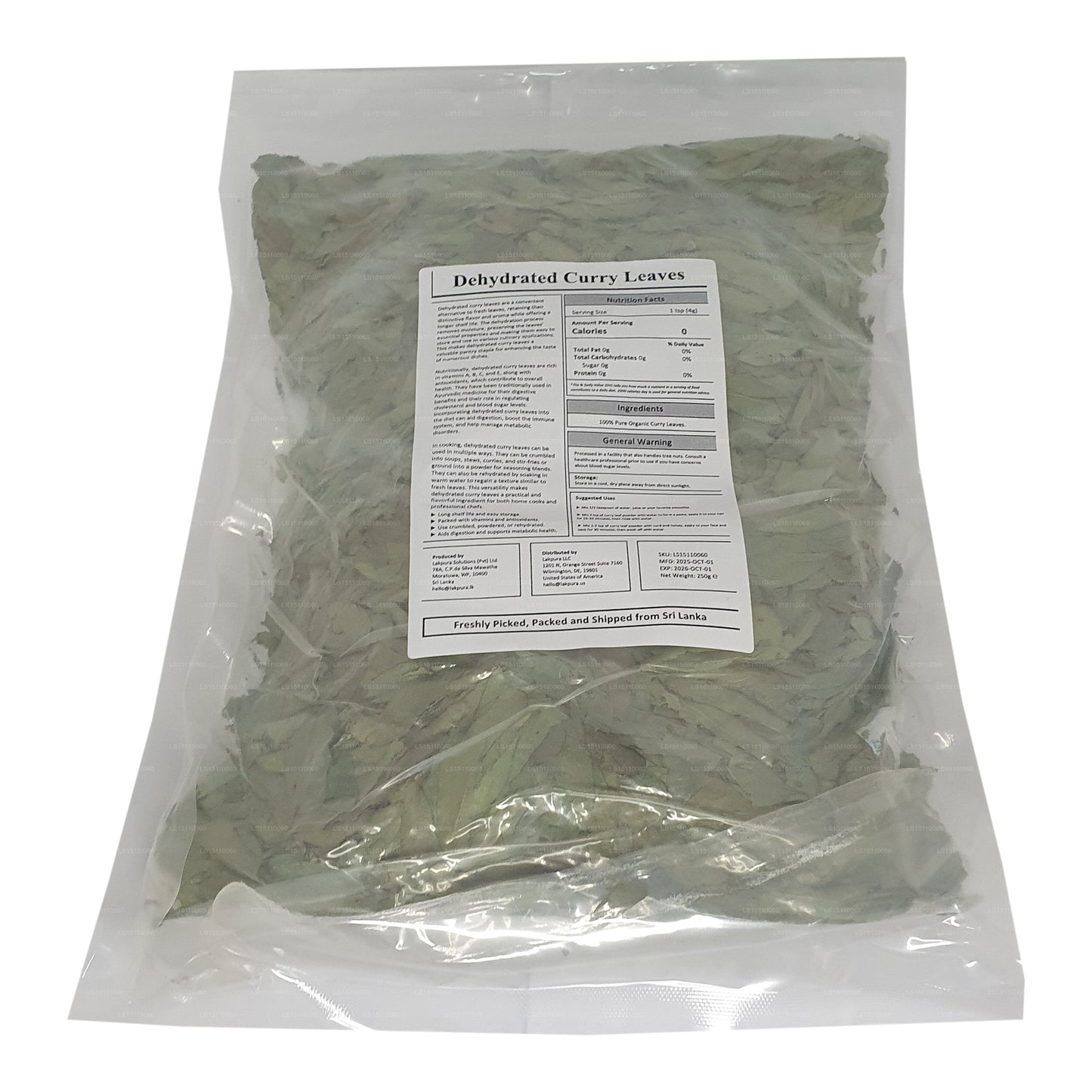 Lakpura® Gedroogde Curryblaadjes