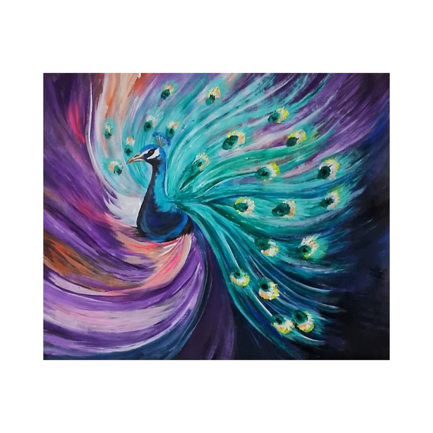 Lakpura® Pauw Wandkunst