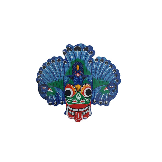 Lakpura® Mayura Raksha masker koelkastmagneet