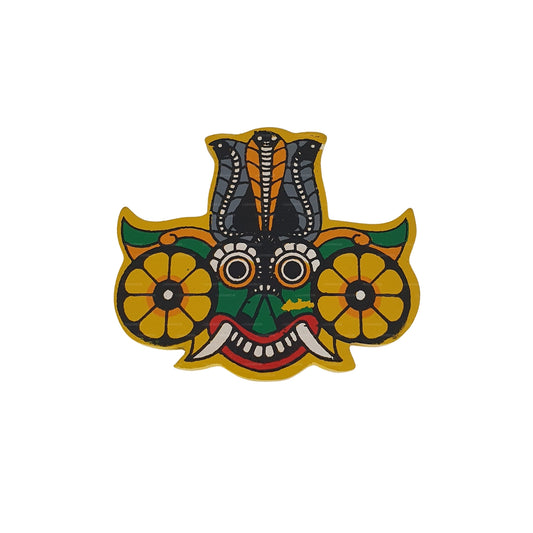 Lakpura® Gara Raksha-masker koelkastmagneet