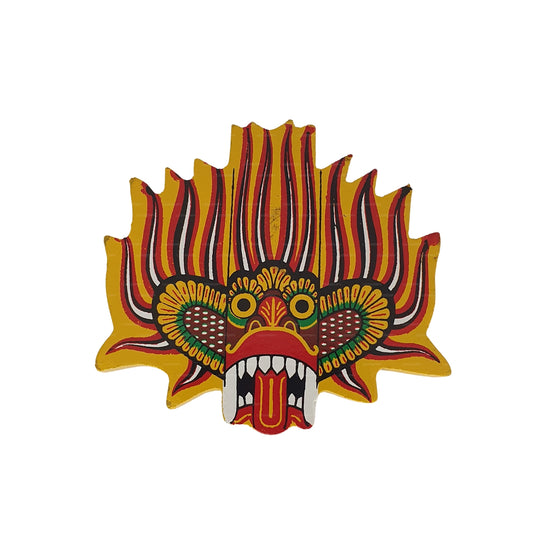 Lakpura® Ginidal Raksha masker koelkastmagneet