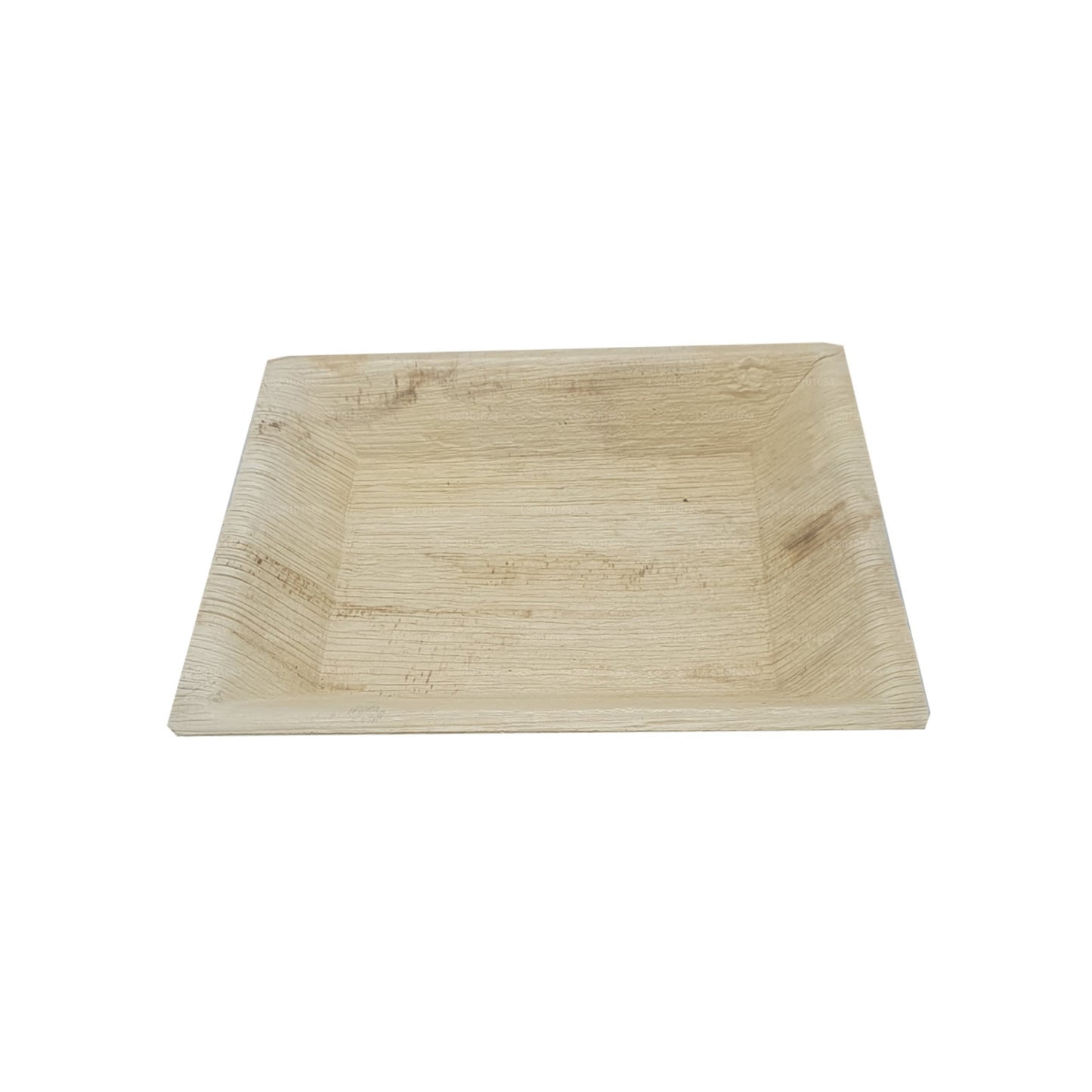Handgemaakte voedselborden met Areca-bladeren 20 cm x 20 cm (vierkant type)