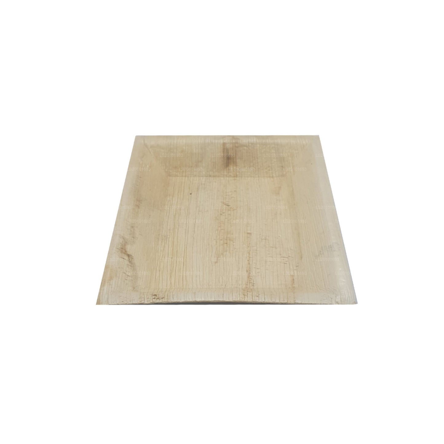 Handgemaakte voedselborden met Areca-bladeren 20 cm x 20 cm (vierkant type)