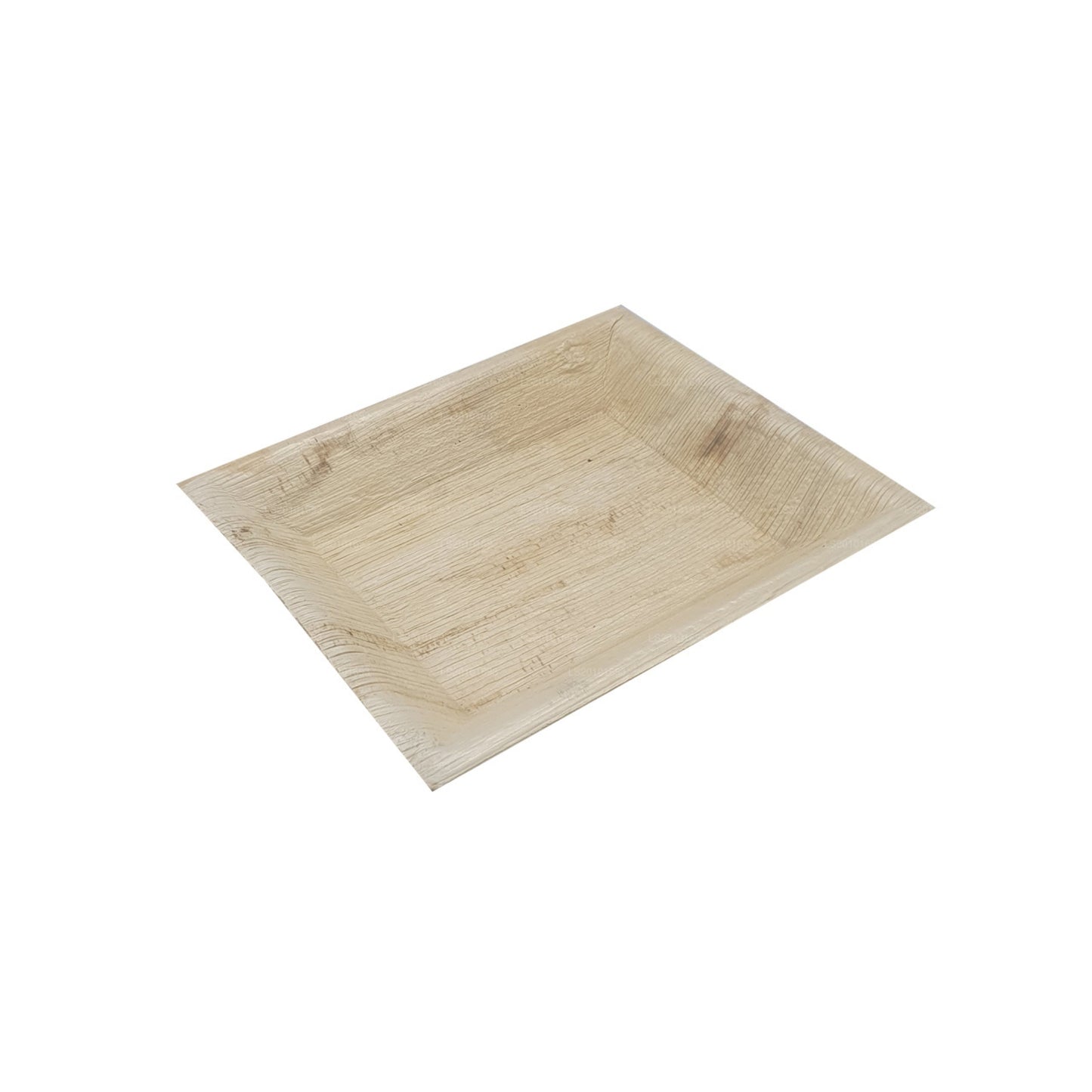 Handgemaakte voedselborden met Areca-bladeren 20 cm x 20 cm (vierkant type)