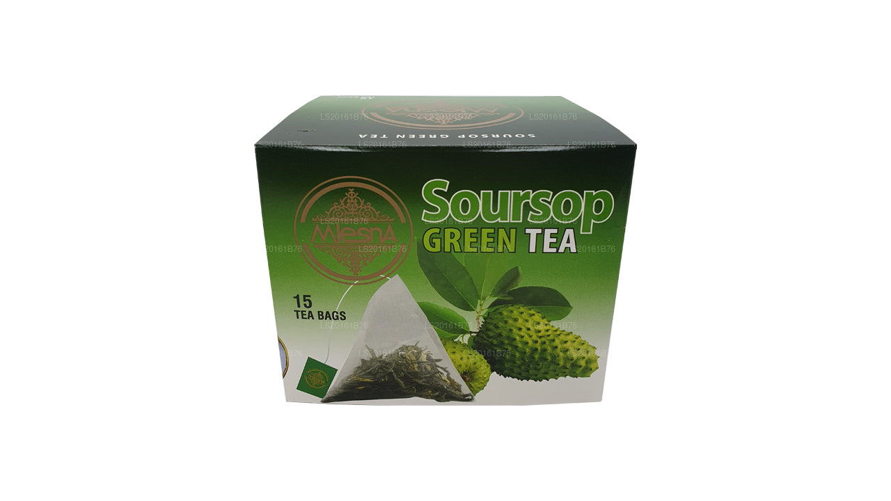 Mlesna Soursop groene thee (30 g) 15 theezakjes