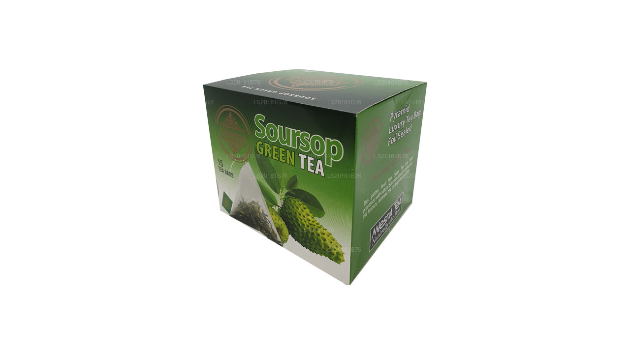 Mlesna Soursop groene thee (30 g) 15 theezakjes