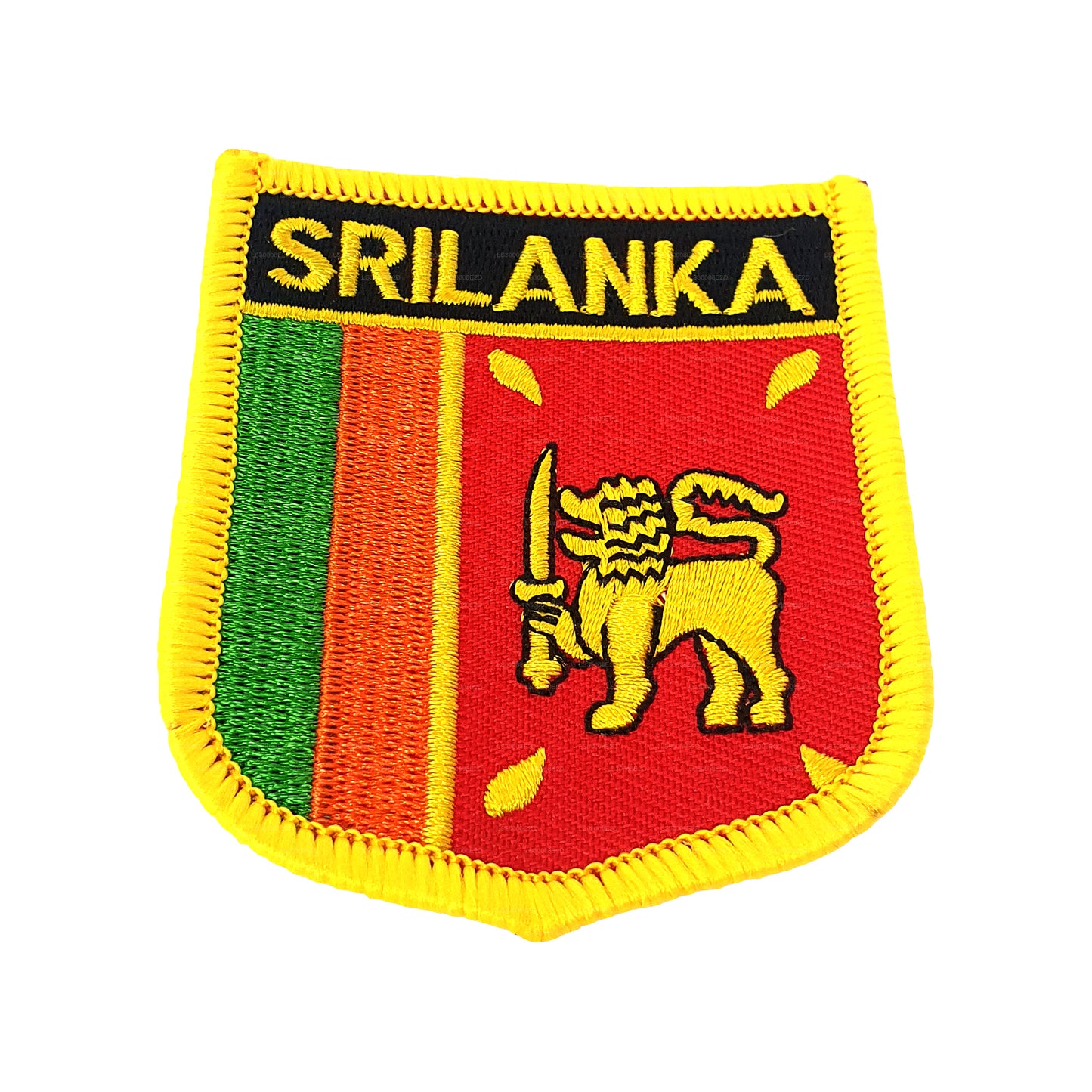Lakpura Sri Lanka National Flag Fabric Badge