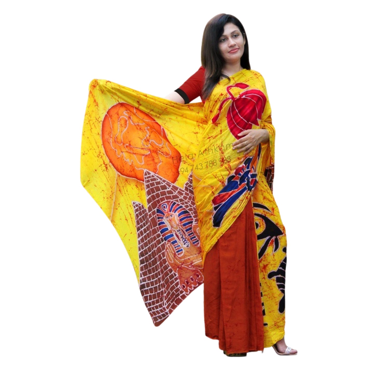 Lakpura Batik Saree (Design S805)