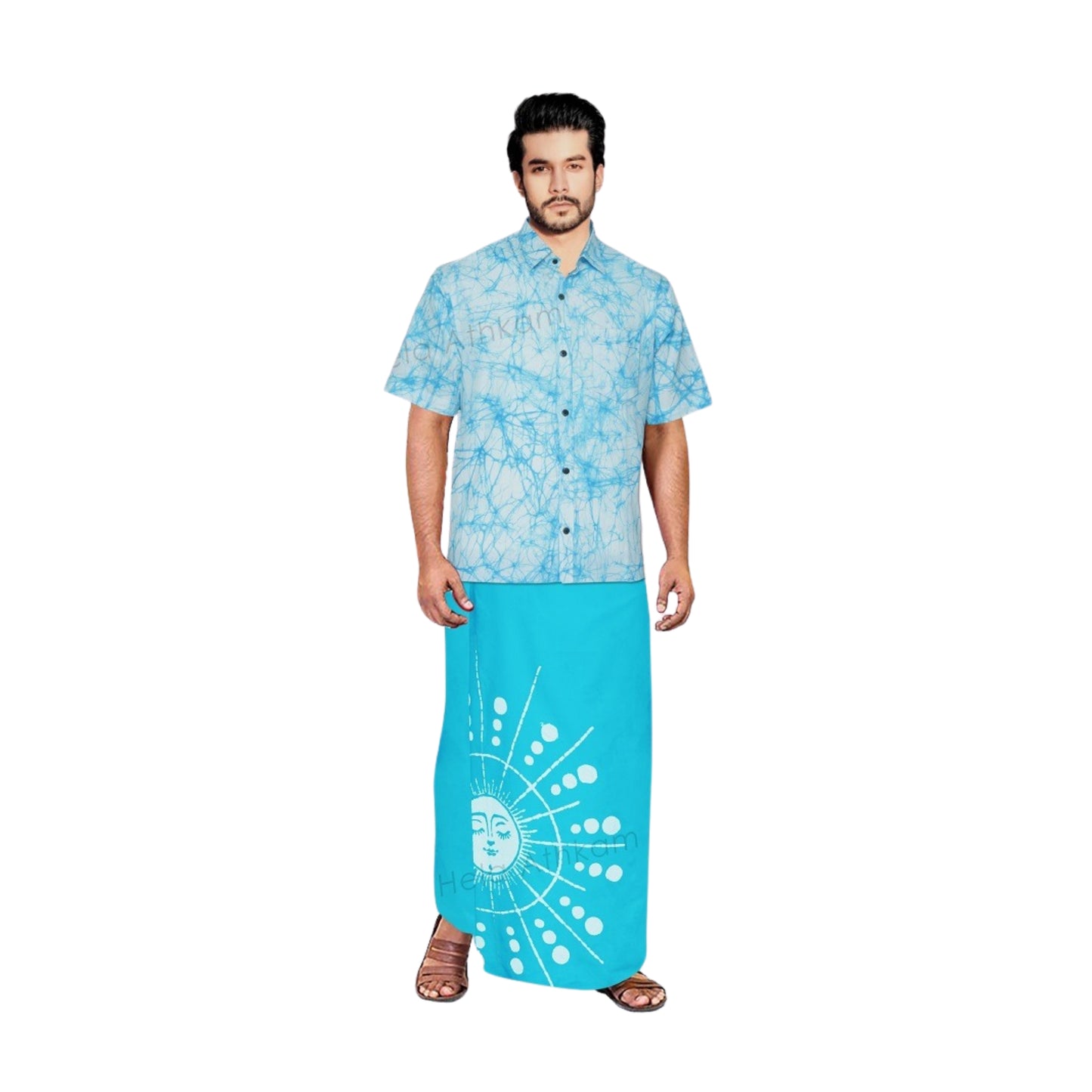 Lakpura® Batik Shirt en Sarong (Design AB222)