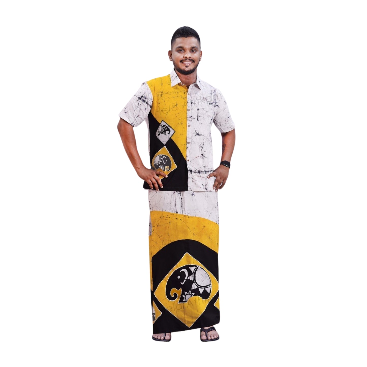 Lakpura® Batik Shirt en Sarong (Design AB222)