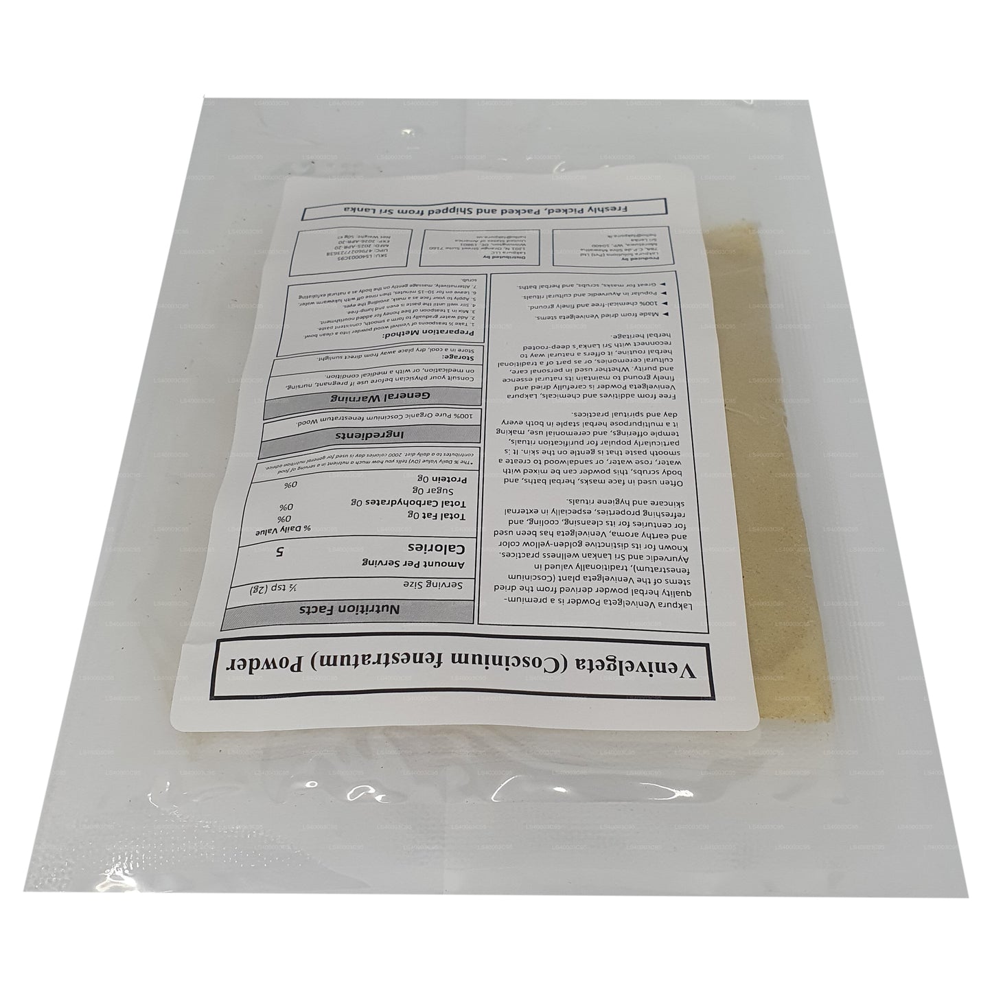 Lakpura Weniwelgeta-poeder