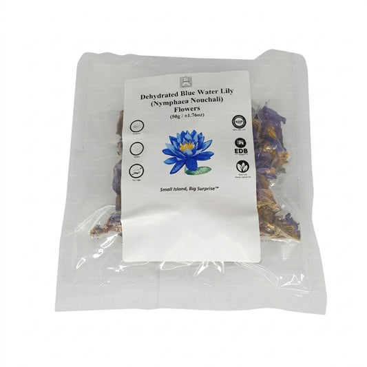 Lakpura® Gedehydrateerde Blauwe Waterlelie Bloemen